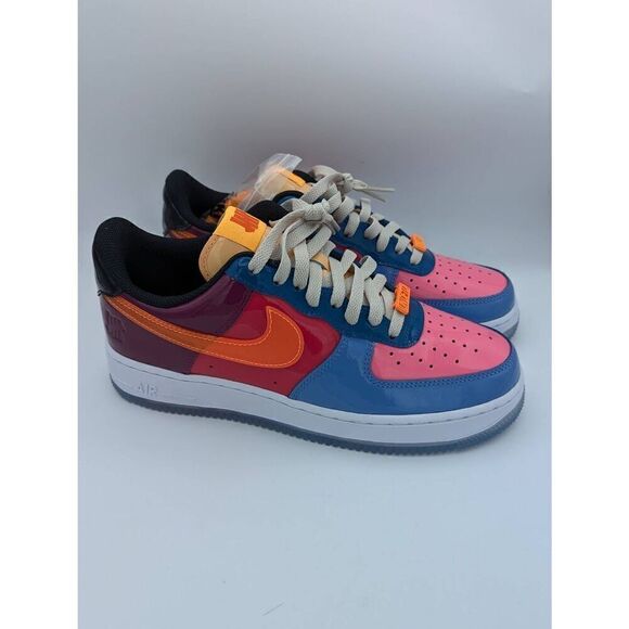 Nike Undefeated x Air Force 1 Low Total orange Men's 8 - Picture 1 of 11